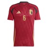 Maillot de Supporter Belgique Onana 6 Domicile Euro 2024 Pour Homme